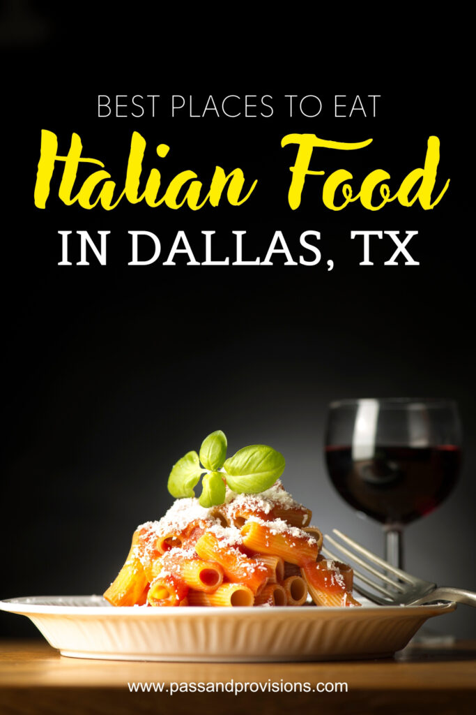 Italian Restaurants Dallas Tx