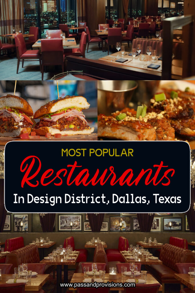 Restaurants Design District Dallas