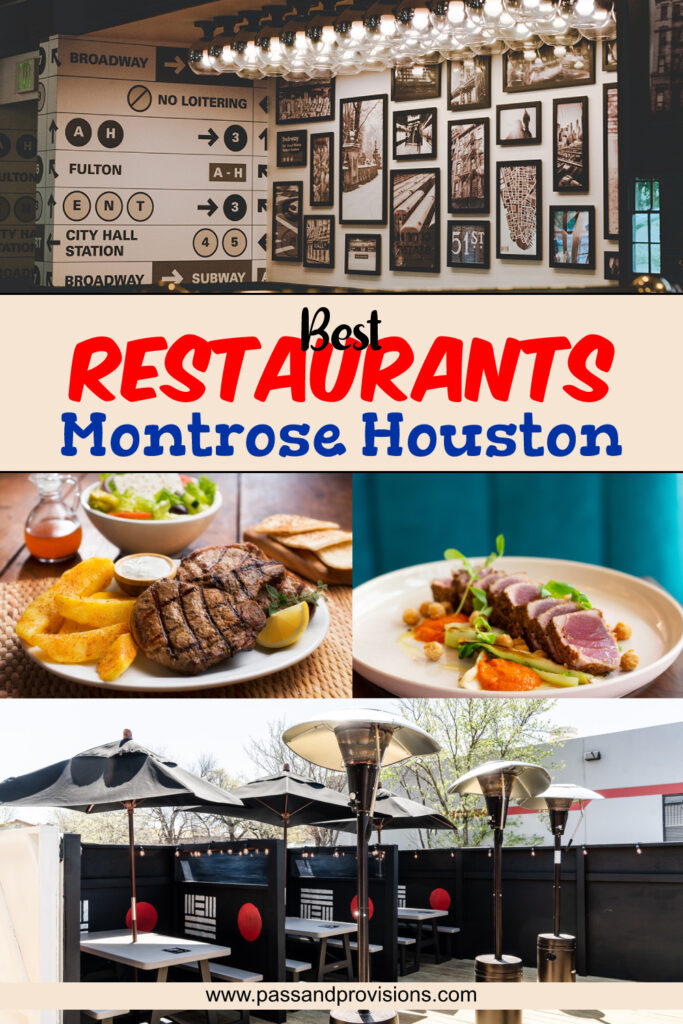 Restaurants Montrose Houston