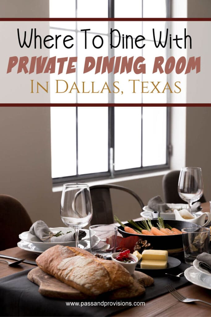 Best Private Dining Rooms Dallas Restaurants