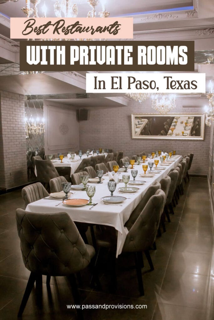 Private Dining Restaurants El Paso Tx