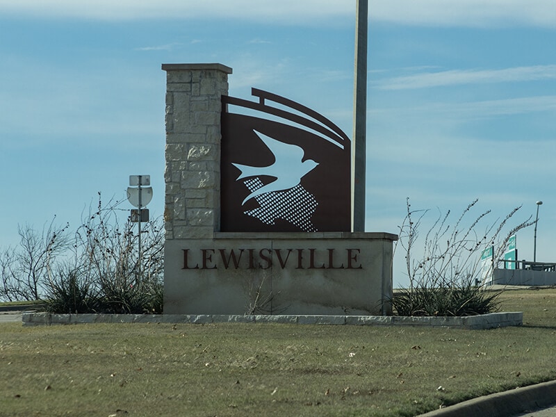 Lewisville Sign Texas