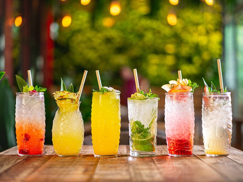 Types Tropical Cocktails