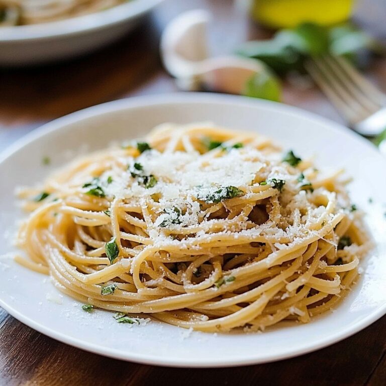 Aromatic Garlic Butter Spaghetti with Herbs Recipe