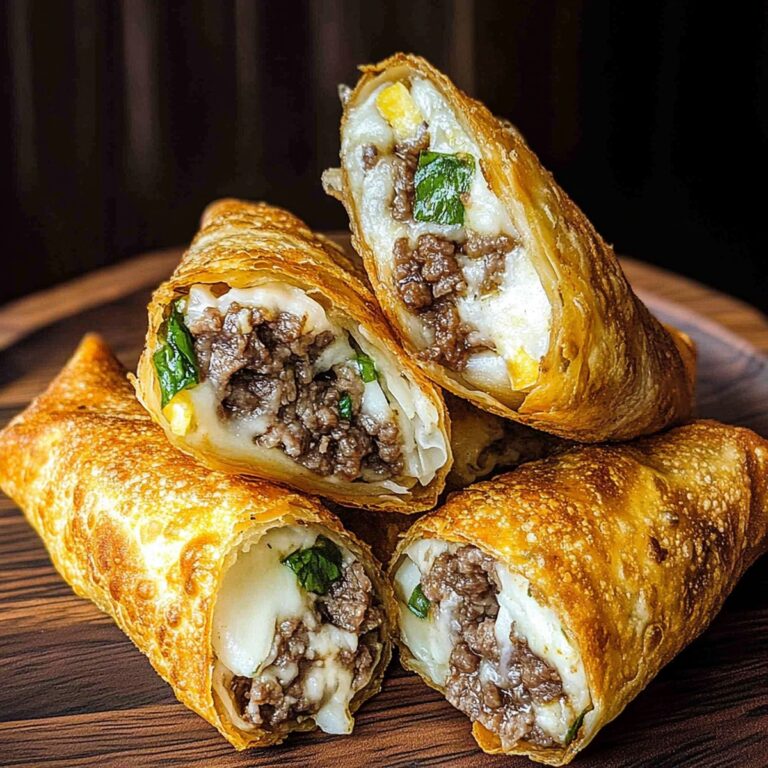 Crispy Philly Cheesesteak Egg Rolls Recipe