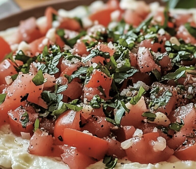 Creamy Bruschetta Dip Recipe