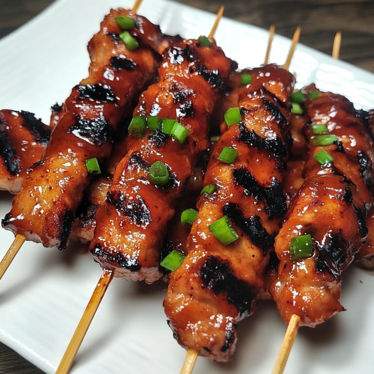 Tangy Filipino BBQ Pork Skewers Recipe
