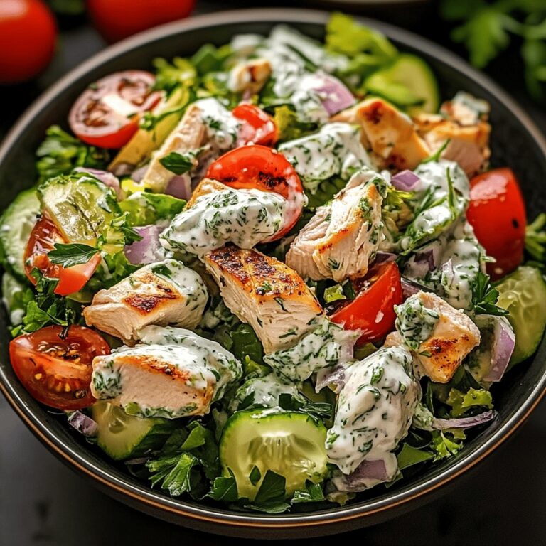 Mediterranean Delight Tzatziki Chicken Salad Recipe