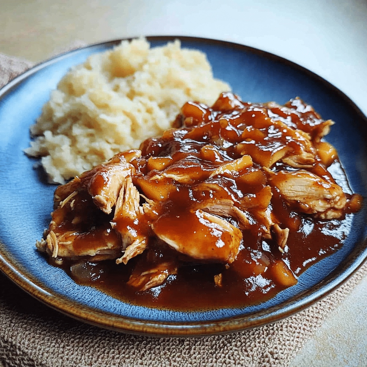 Slow Cooker Peach Bbq Sauce Chicken Recipe