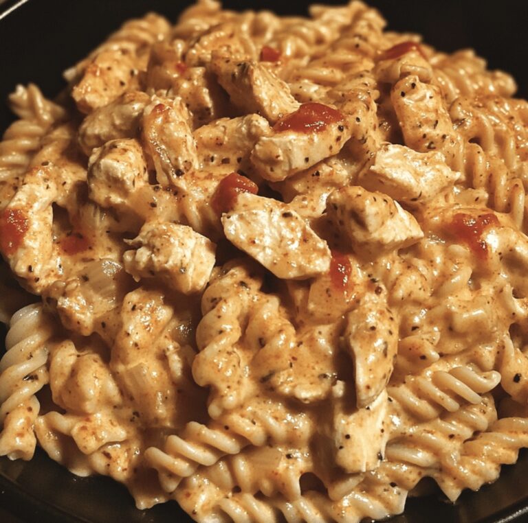 Spicy Cajun Cream Cheese Chicken Pasta Bake Recipe