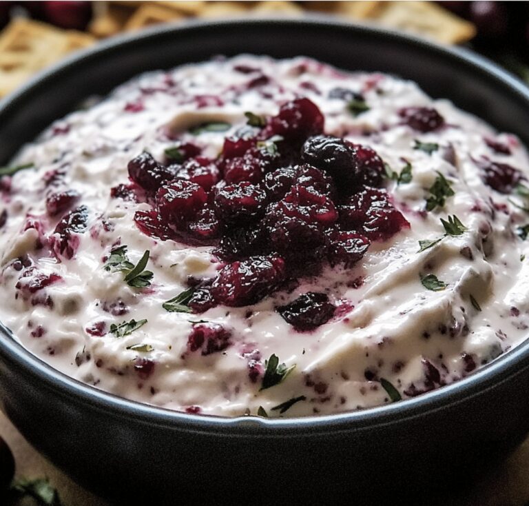 Holiday Cranberry Jalapeno Cream Cheese Dip Recipe