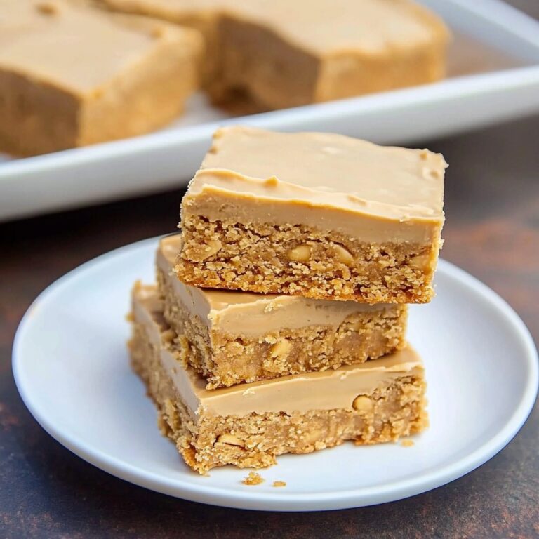 Dreamy No-Bake Double Peanut Butter Bars Recipe