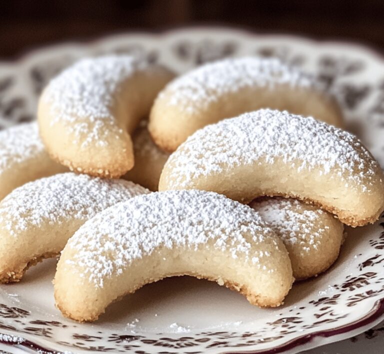 Almond Crescent Cookies Recipe