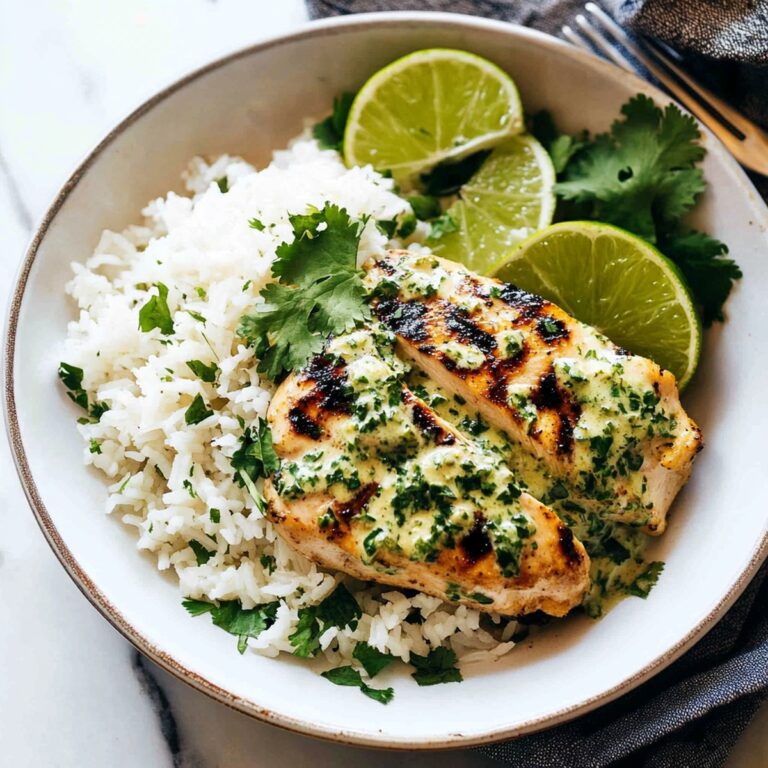 Tropical Coconut Lime Grilled Chicken and Rice Recipe