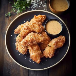 Golden Baked Chicken Goujons Recipe