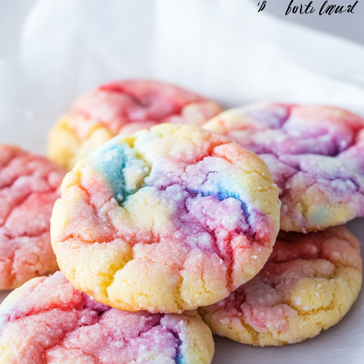 Tie Dye Cookies Recipe