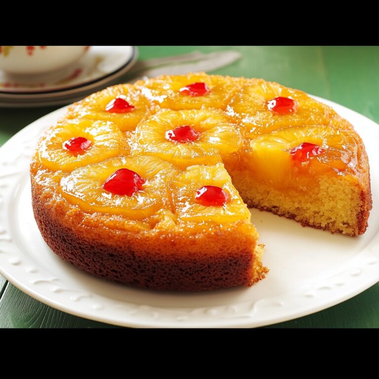 Sweet Pineapple Upside Down Cake Recipe