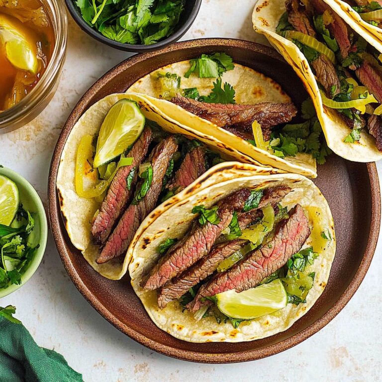 Juicy Skirt Steak Tacos Recipe