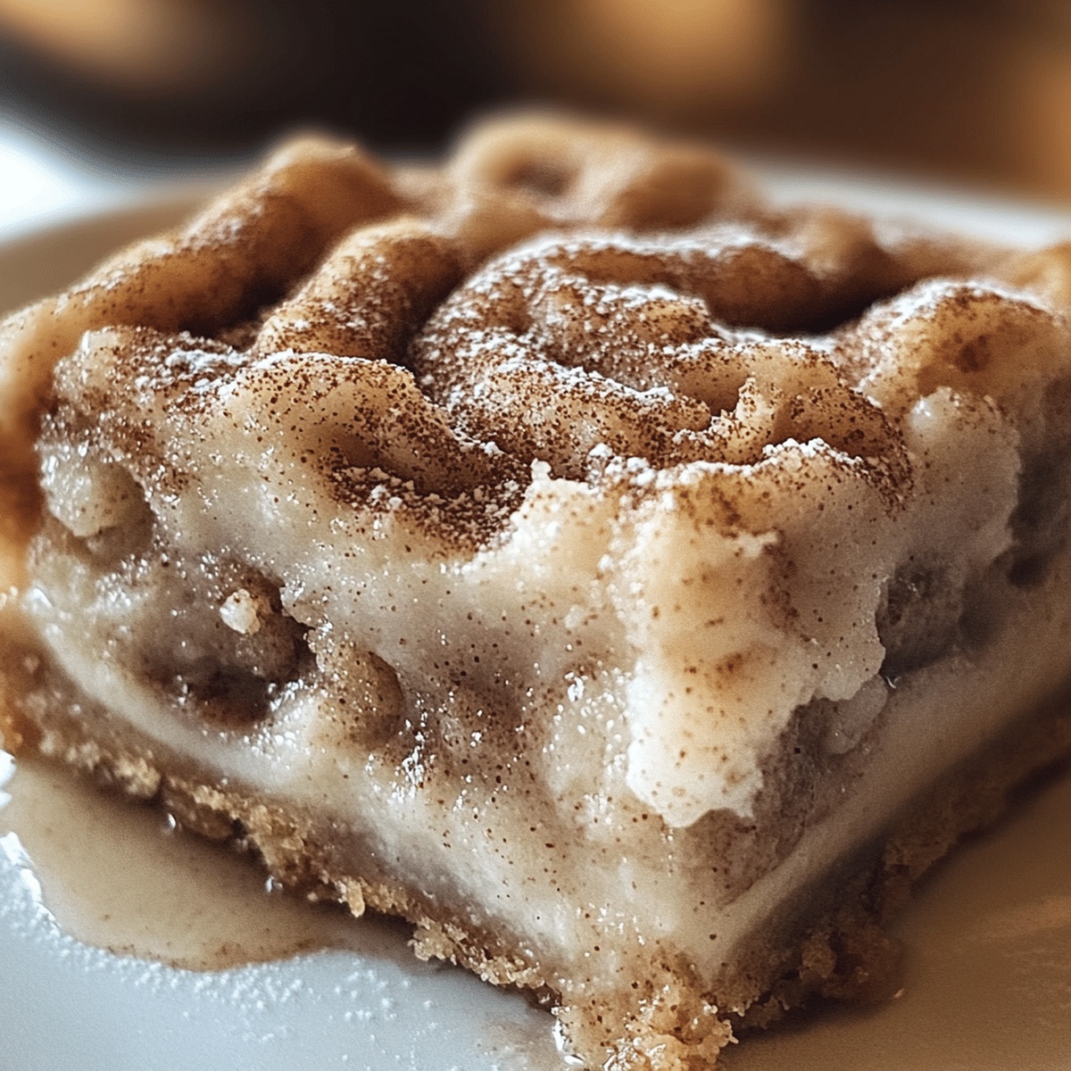 Delicious Cinnamon Roll Blondies Recipe