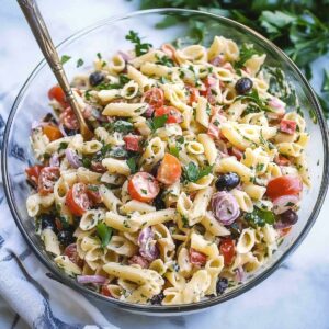 Vibrant Tuscan Pasta Salad Recipe
