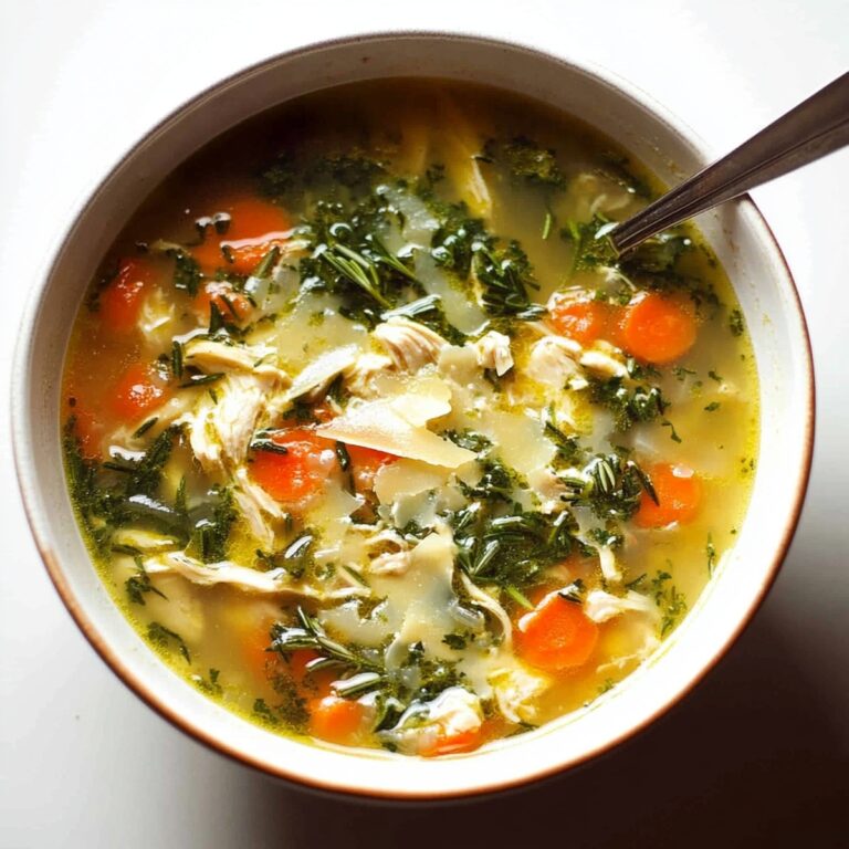 Hearty Lemon Rosemary Chicken Soup Recipe