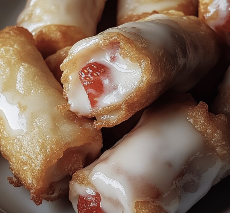 Strawberry Cheesecake Eggroll Bites Recipe