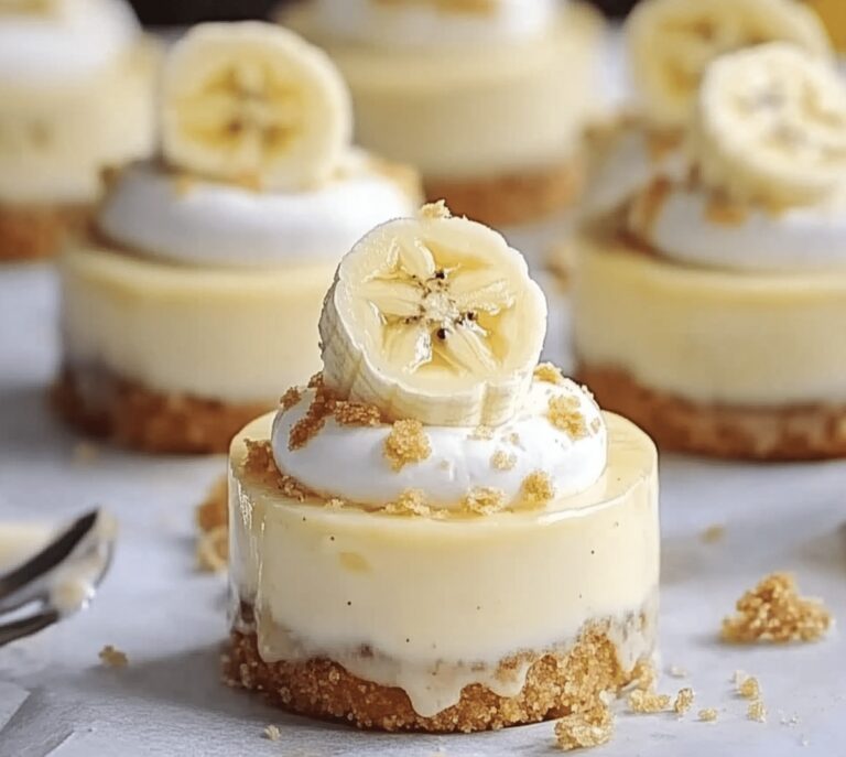 Mini Banana Pudding Cheesecakes Recipe
