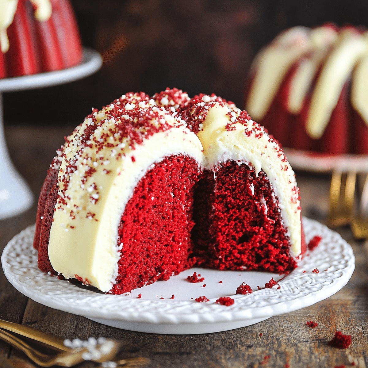 Red Velvet Cream Cheese Bundt Cake Recipe