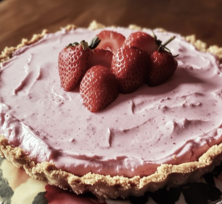 Strawberry Icebox Pie Recipe