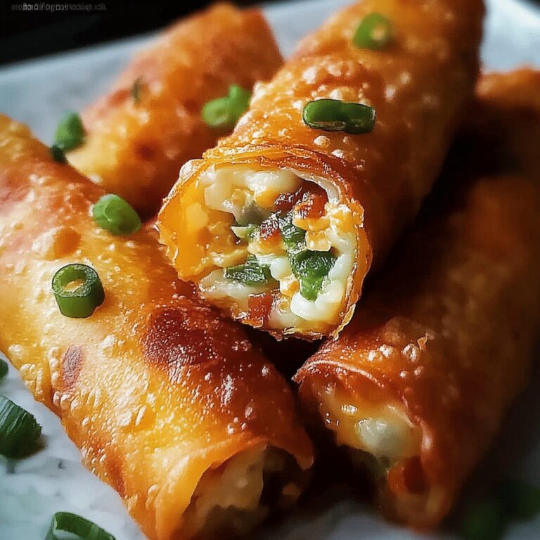 Bacon Jalapeno Popper Egg Rolls Recipe