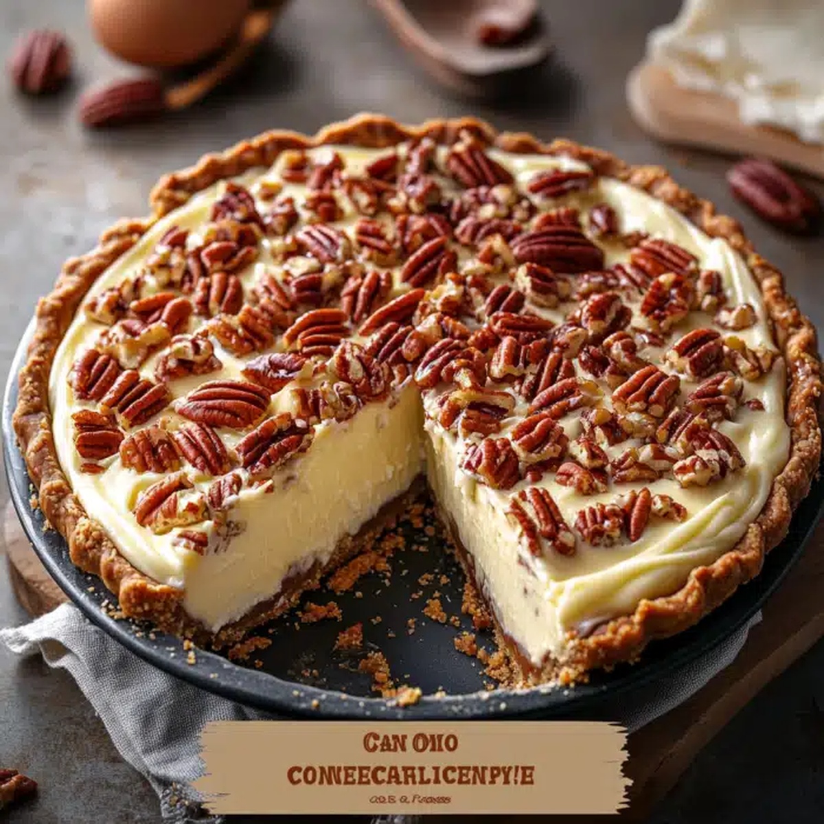 Pecan Cheesecake Pie Recipe