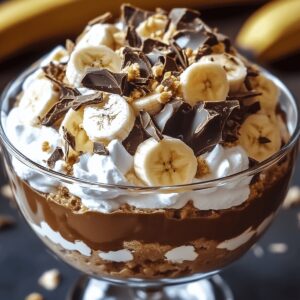 Chocolate Banana Pudding Fluff Recipe
