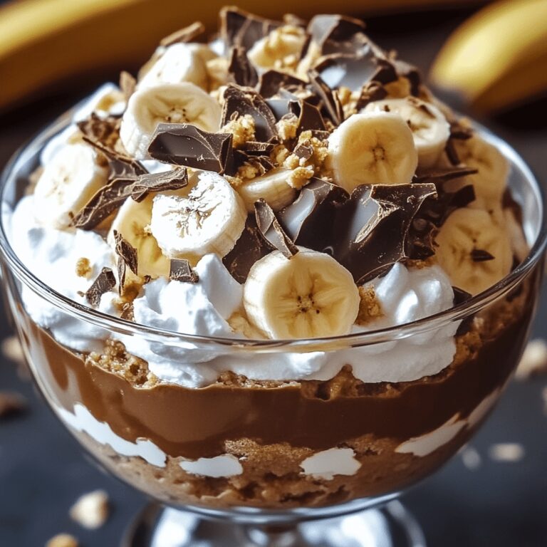 Chocolate Banana Pudding Fluff Recipe