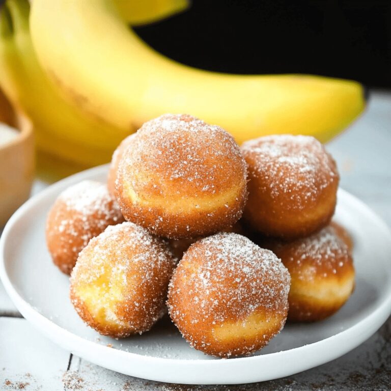 Banana Donut Holes Recipe