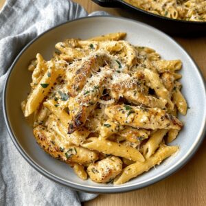 Garlic Parmesan Chicken And Pasta Recipe