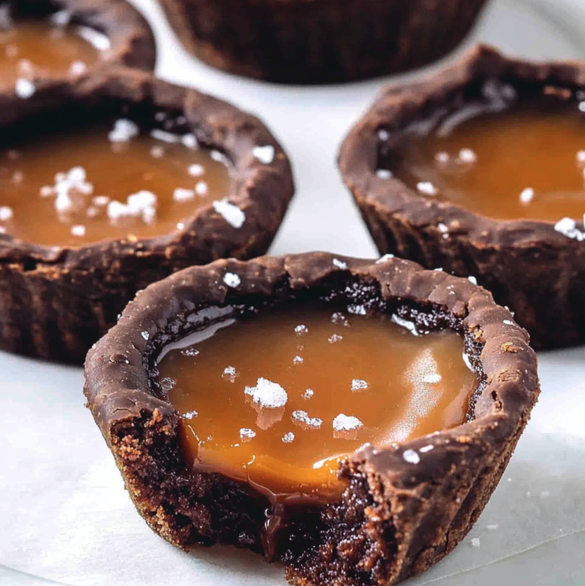 Dreamy Chocolate Salted Caramel Tarts Recipe