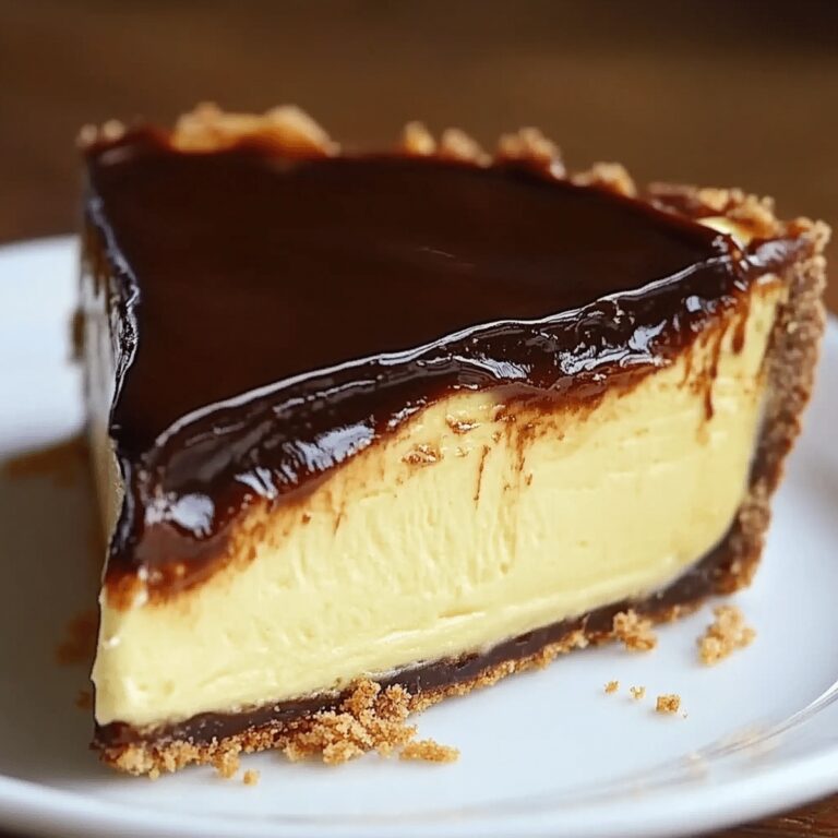 Boston Cream Pie Cheesecake Recipe