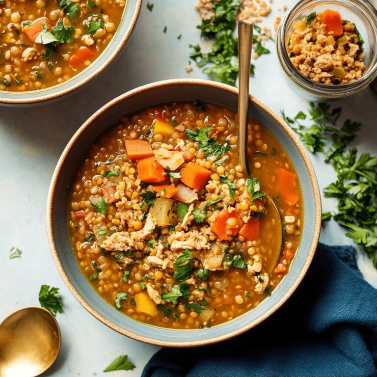 Turkey Lentil Soup Recipe