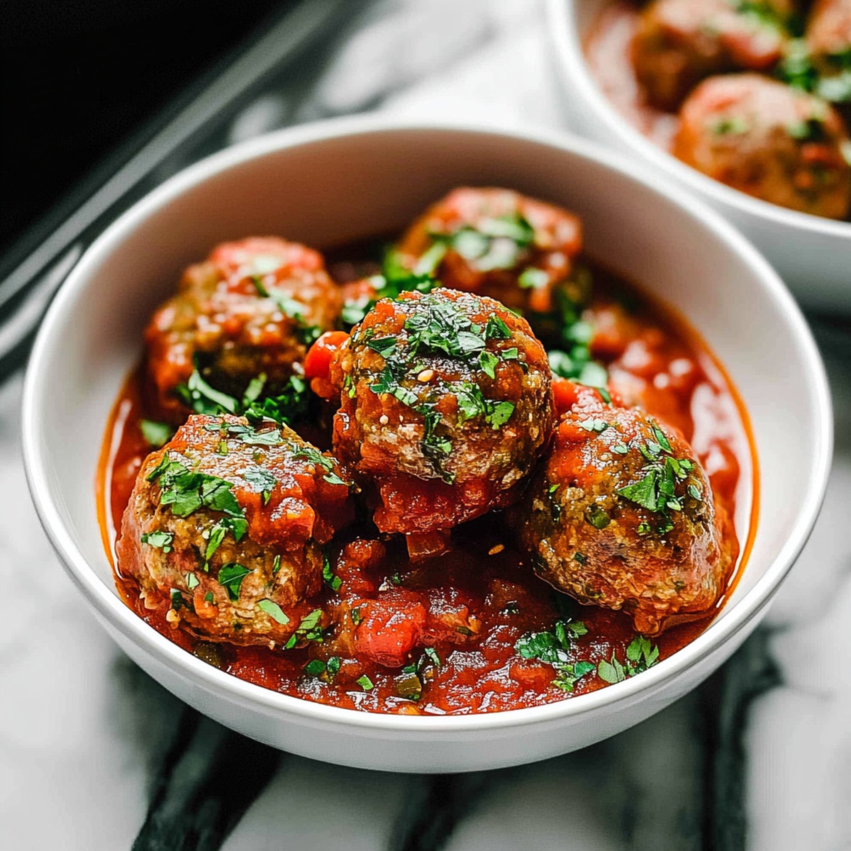 Hearty Italian Meatballs In Tomato Sauce Recipe