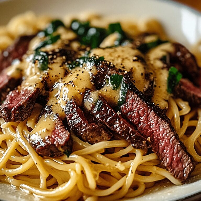Sizzling Garlic Butter Steak Lightning Noodles Recipe