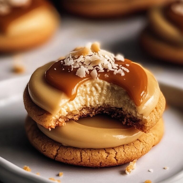 Sweet Salted Caramel Cheesecake Cookies Recipe