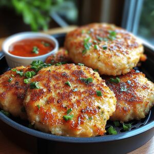 Air Fryer Chicken Rissoles Recipe