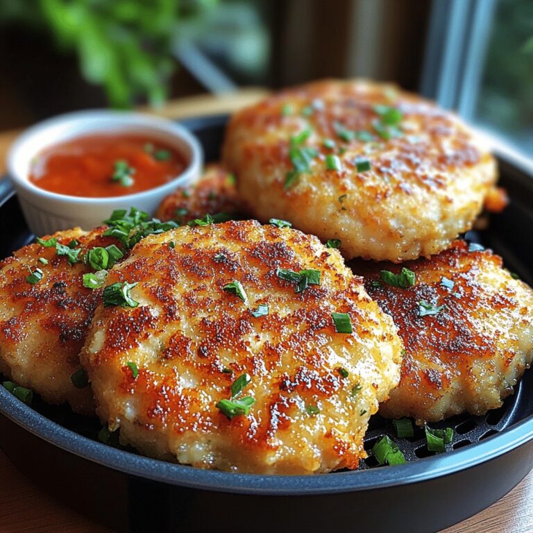 Air Fryer Chicken Rissoles Recipe