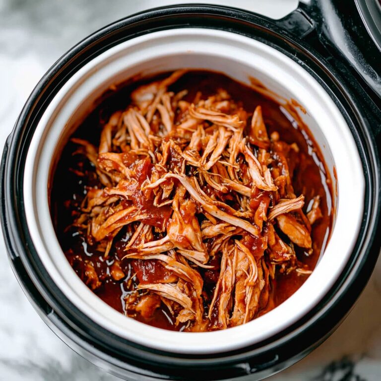Tender Slow Cooker BBQ Pulled Chicken Recipe