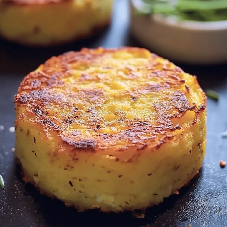 Oven Baked Mashed Potato Cakes Recipe