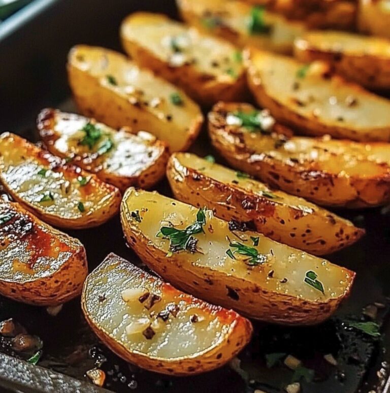 Crispy Garlic Idaho Potatoes Recipe