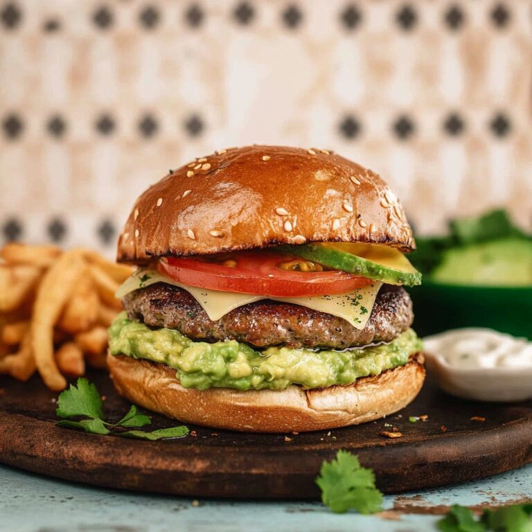 Juicy Avocado Burger Recipe