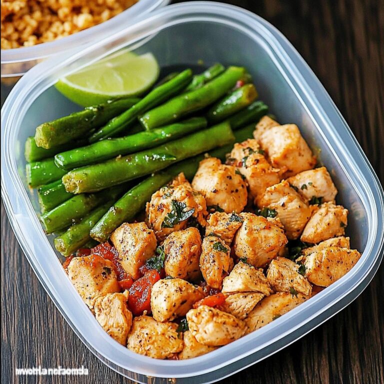 Zesty Meal Prep Baked Lime Chicken Bowls Recipe