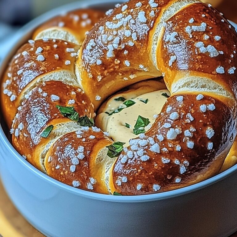 Warm Soft Pretzels With Cheese Dip Recipe