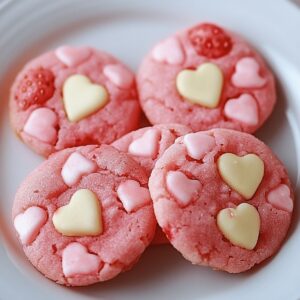 Valentine Strawberry Cookies Recipe